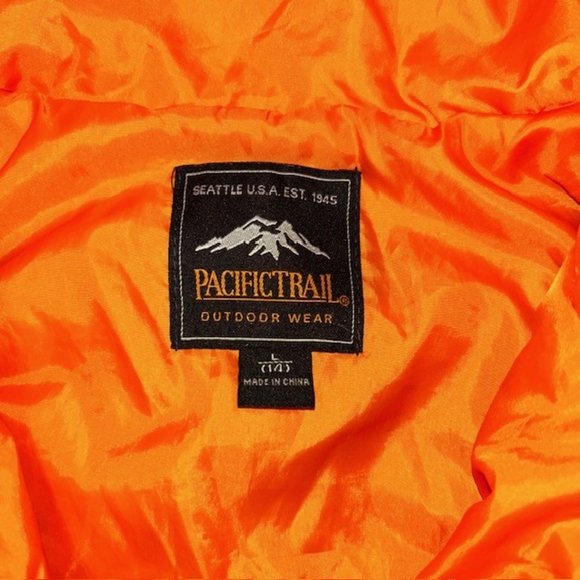 Pacific Trail Winter Jacket Girl Youth Size 14 Large Junior Hot Pink Orange EUC - Picture 4 of 5
